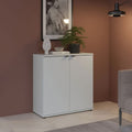 Mobile multiuso 2 ante 80 cm colore grigio chiaro Segno