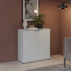 Mobile multiuso 2 ante 80 cm colore grigio chiaro Segno