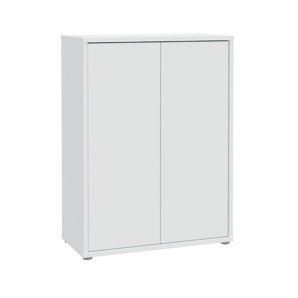 Mobile multiuso 2 ante colore grigio chiaro 74.5x35x99 Medea