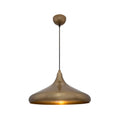 Lampada a sospensione 90h in metallo colore bronzo Navada