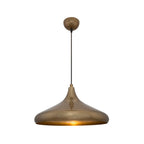 Lampada a sospensione 90h in metallo colore bronzo Navada