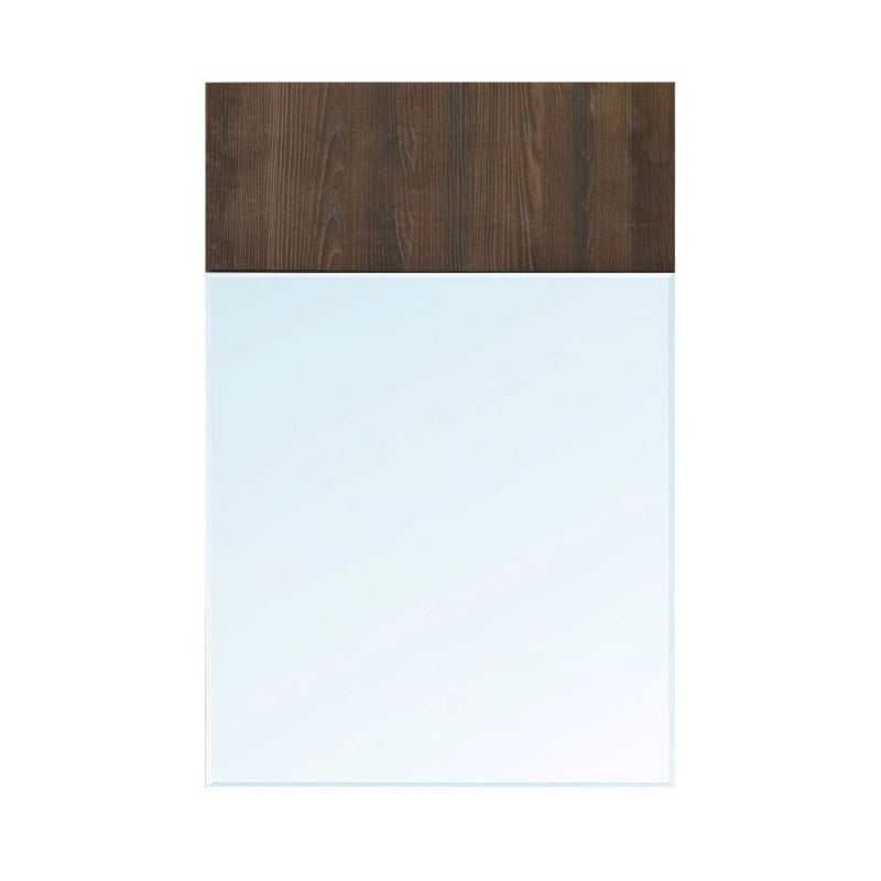 Specchiera con pannello legno 70x110 Brown