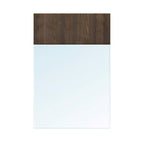 Specchiera con pannello legno 70x110 Brown