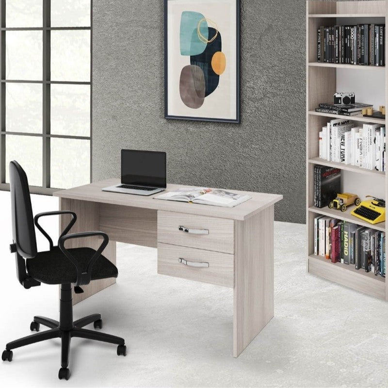 Scrivania con due cassetti colore olmo 119x64x75H cm - Tiffany