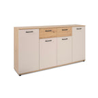 Madia 4 ante e 2 cassetti colore beige e artisan oak Kerry51A