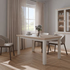 Tavolo allungabile 150/200 cm colore rovere e bianco Essenza