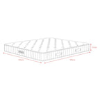 Materasso matrimoniale memory foam e molle insacchettate 160×190×H23 Chill
