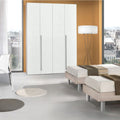 Armadio con 4 ante colore bianco larice 161x240H cm - Urano