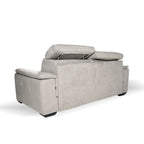Divano letto 3 posti colore grigio chiaro 210x94x90H Mercurio