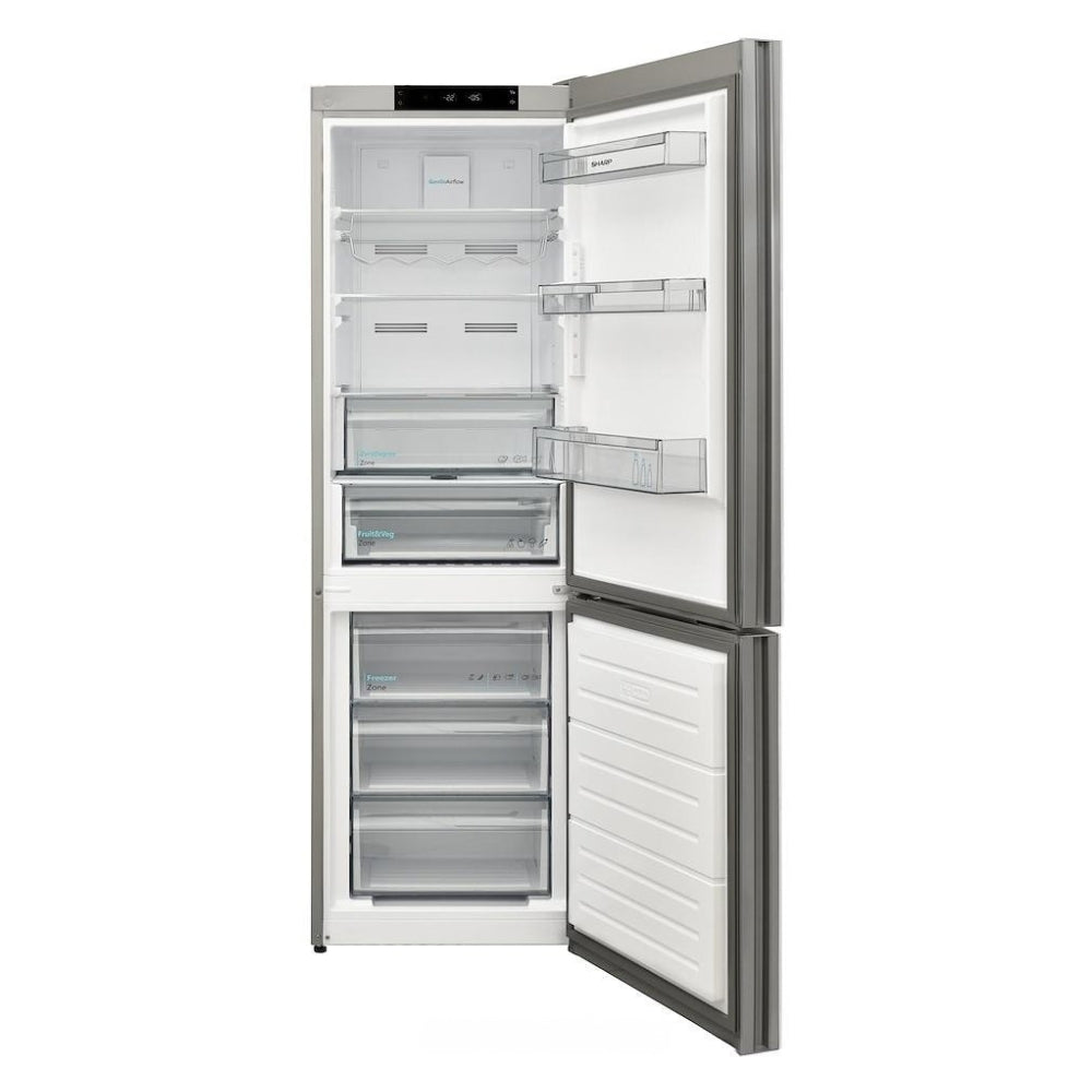 Frigorifero combinato No Frost 331 L bianco classe D Sharp SJ-NBA31IEWGD