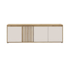 EGMT241-M802 TV-SCHRANK NEUTRAL KORPUS EICHE MIT KASCHMIRFARBENEN FRONTEN UND EICHE-DETAILS