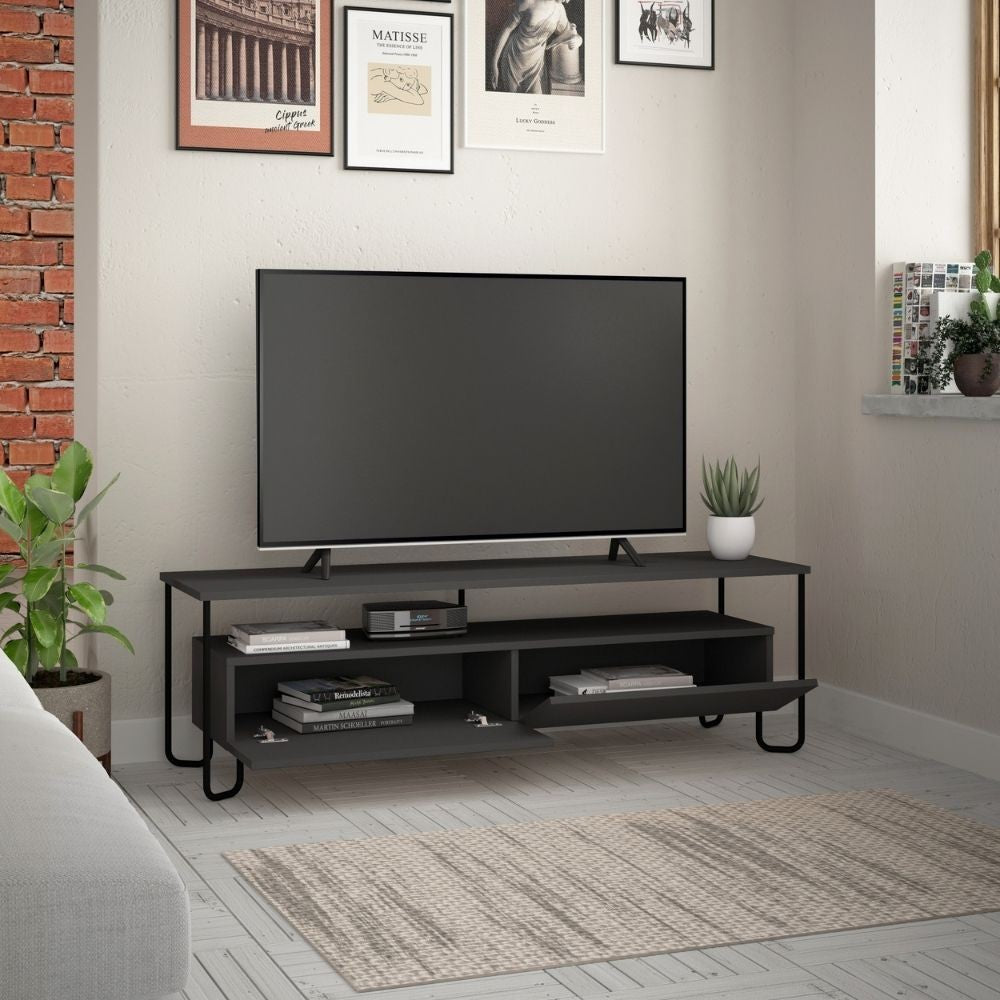 Porta Tv Cornea due ante antracite