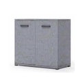 Multiuso Mini Viareggio 90 cm 2 ante Cemento