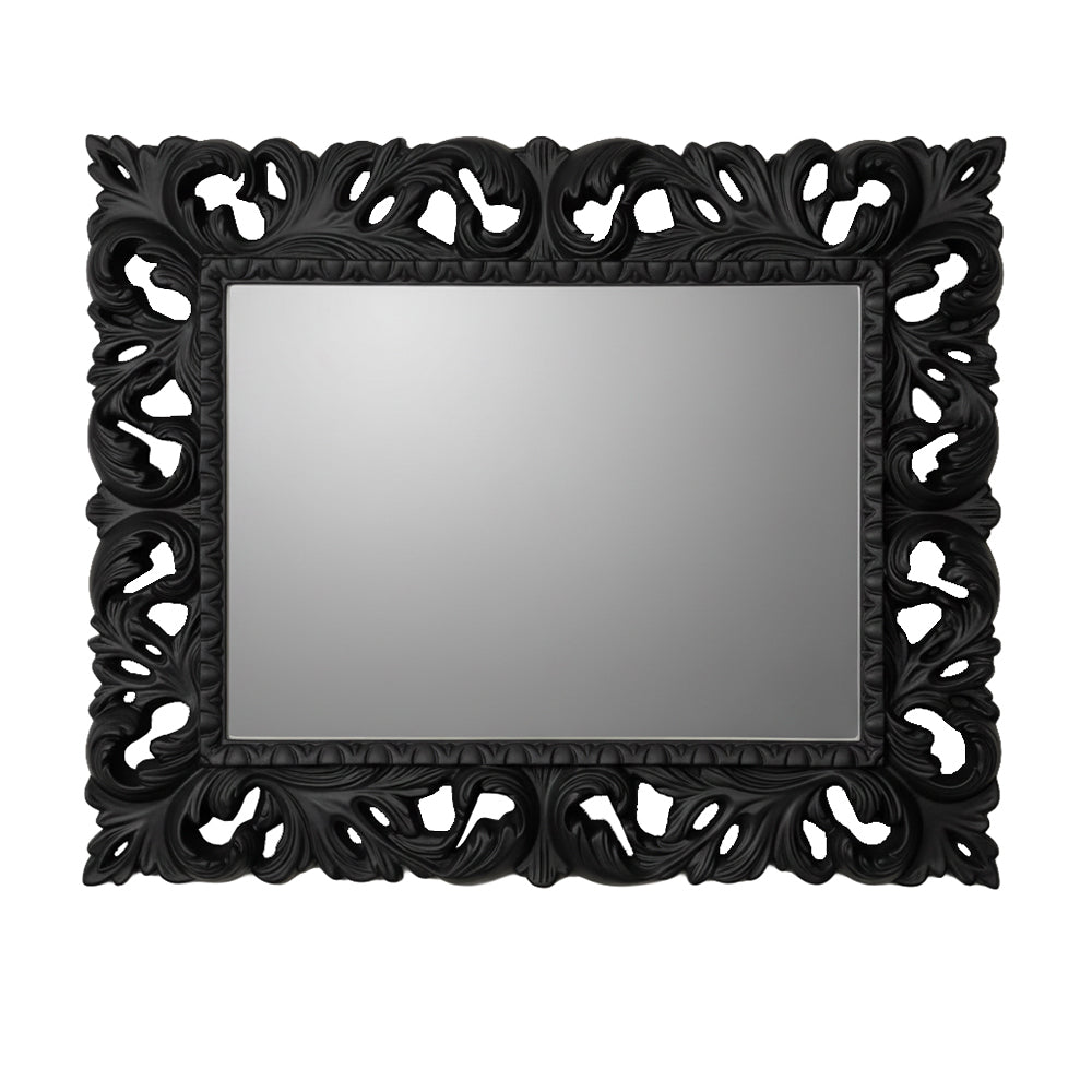 Specchiera 101x82h colore nero lucido Madrid