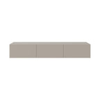 Mobile porta Tv sospeso 3 ante a ribalta colore cashmere 180x30x30H Francy