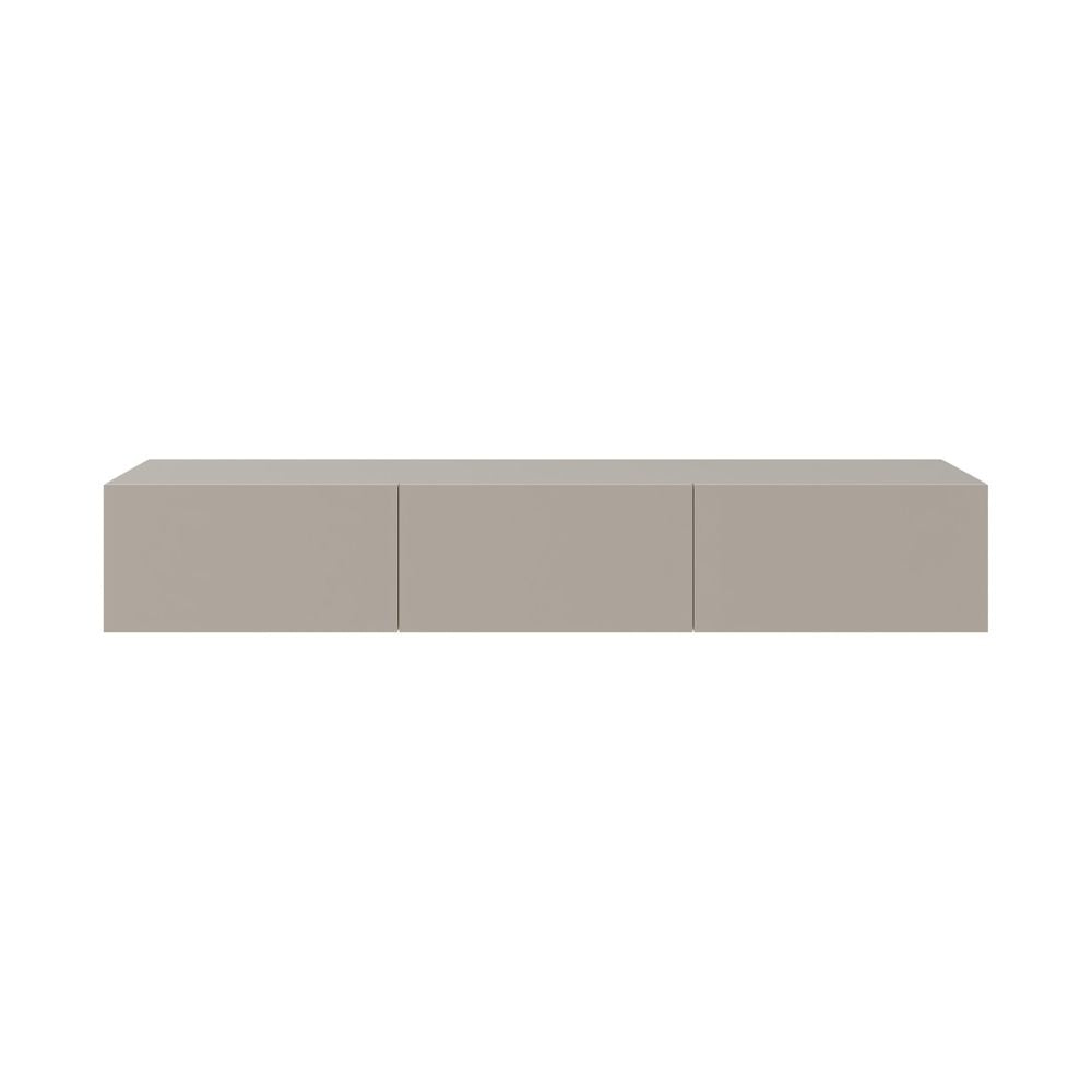 Mobile porta Tv sospeso 3 ante a ribalta colore cashmere 180x30x30H Francy