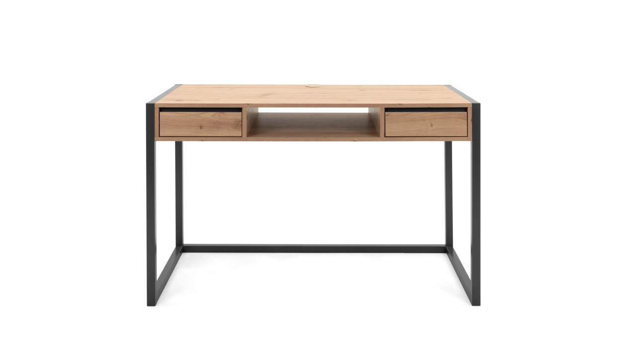 Scrivania Denver 30 L120xP60XH75 quercia antracite