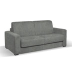 Divano letto 3 posti tessuto Barrel83 grigio 200x98x86h Kriog