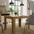 Tavolo allungabile 120/175 cm con gambe squadrate colore rovere medio Neutra