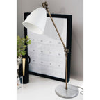 Lampe de bureau articulée blanche - Konrat