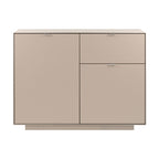 Madia 2 ante e 1 cassetto colore cashmere 120 cm Sivas01A