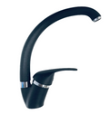 Miscelatore da cucina in ottone finitura colore granito nero V2