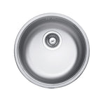 Lavello rotondo a pozzetto diametro 43,5 cm superficie lucida - Rondo'