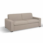 Divano letto 3 posti tessuto Queens colore beige 200x98x86h Flash