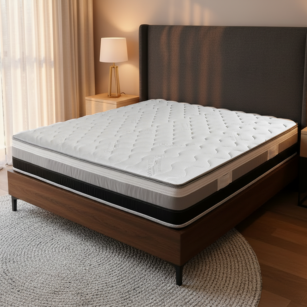 Materasso matrimoniale sfoderabile a molle insacchettate 160x200x25H cm - Pio
