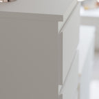 Cassettiera 3 cassetti colore bianco 42x32x61H Morgan