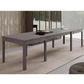 Tavolo allungabile a 320 cm colore cemento 160x90 cm - Super4