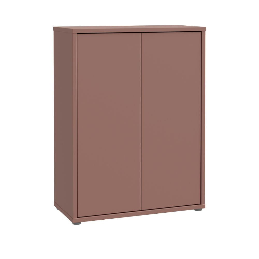 Mobile multiuso 2 ante colore terracotta 74.5x35x99 Medea