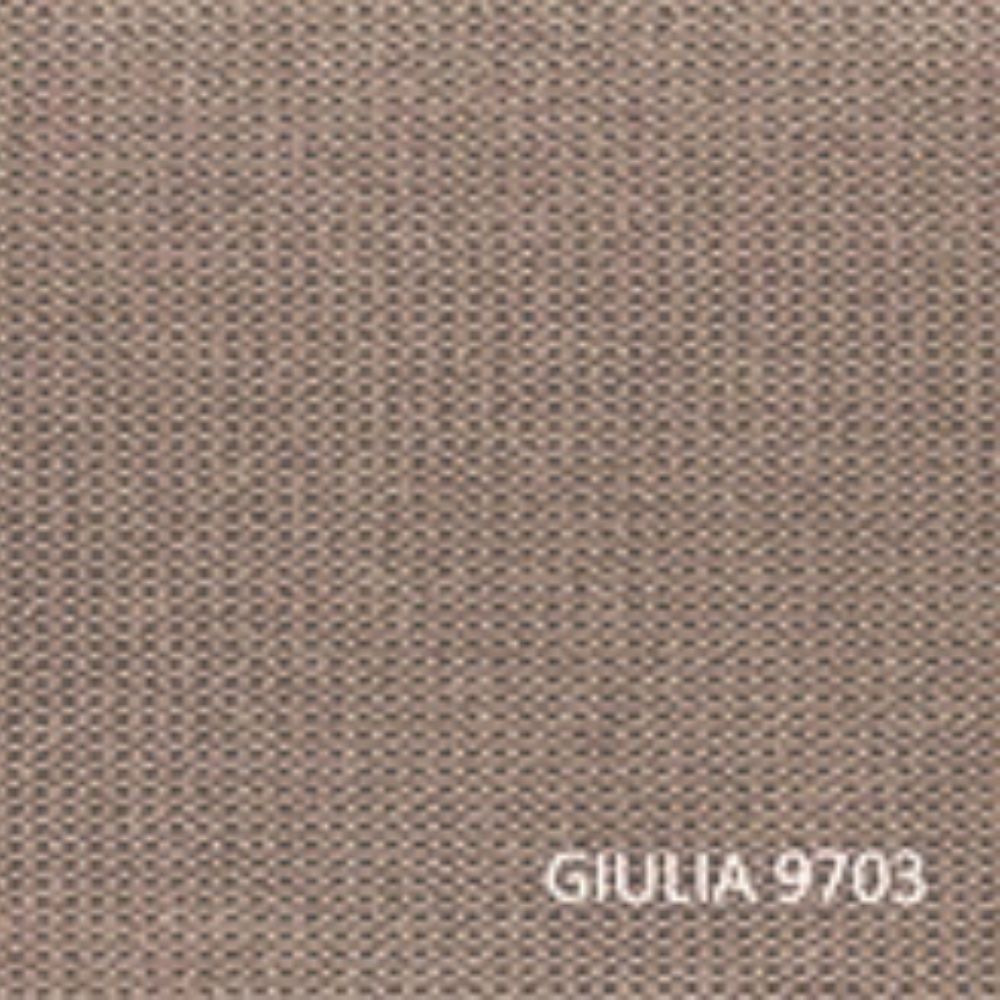 Divano letto con penisola reversibile e contenitore colore cappuccino 260x182x89H Alberta