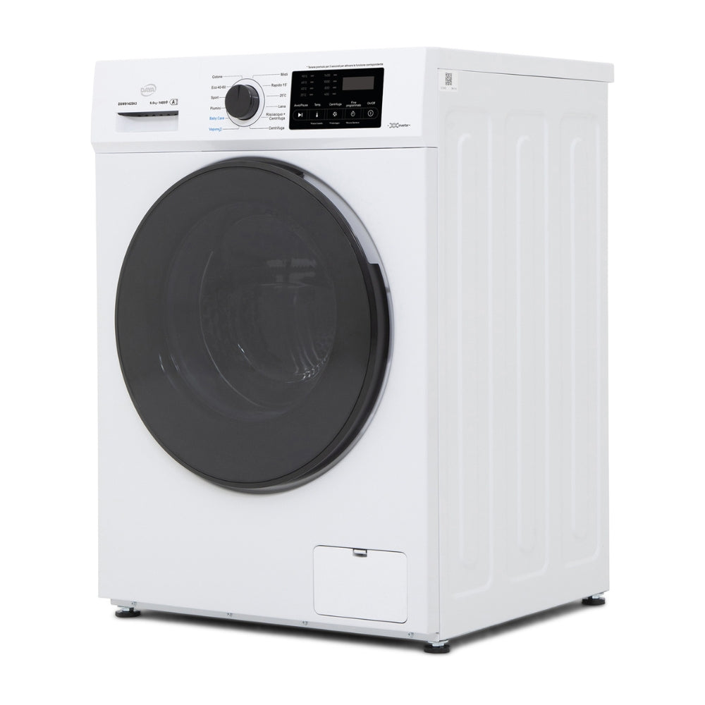 Lavatrice 9 kg 1400 giri Inverter BLDC Weight Sensing bianco classe A Daya DSW91425A3