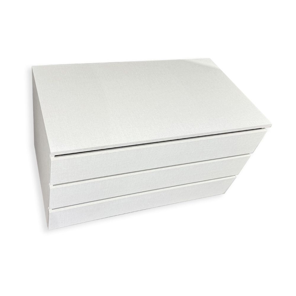 INNENKOMMODE WEISS 3 SCHUBLADEN FÜR KLEIDERSCHRANK ABM. 873*510*485 MM