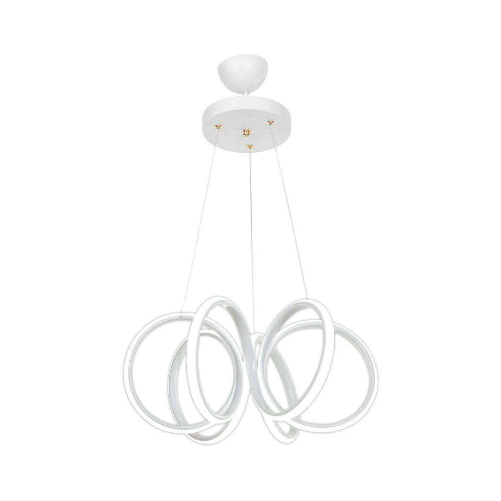Lampada a sospensione LED forma spirale colore bianca Ilya MDL4439