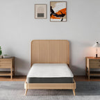 Hypoallergene und milbendichte Einzelmatratze Silver 90x200x18H