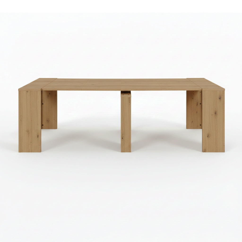 Console extensible couleur chêne 252 cm Baku