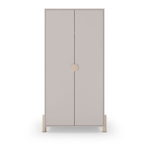 Armadio Enola 2 ante in legno beige 92,8x45x180 Eleganza e praticità per la tua casa