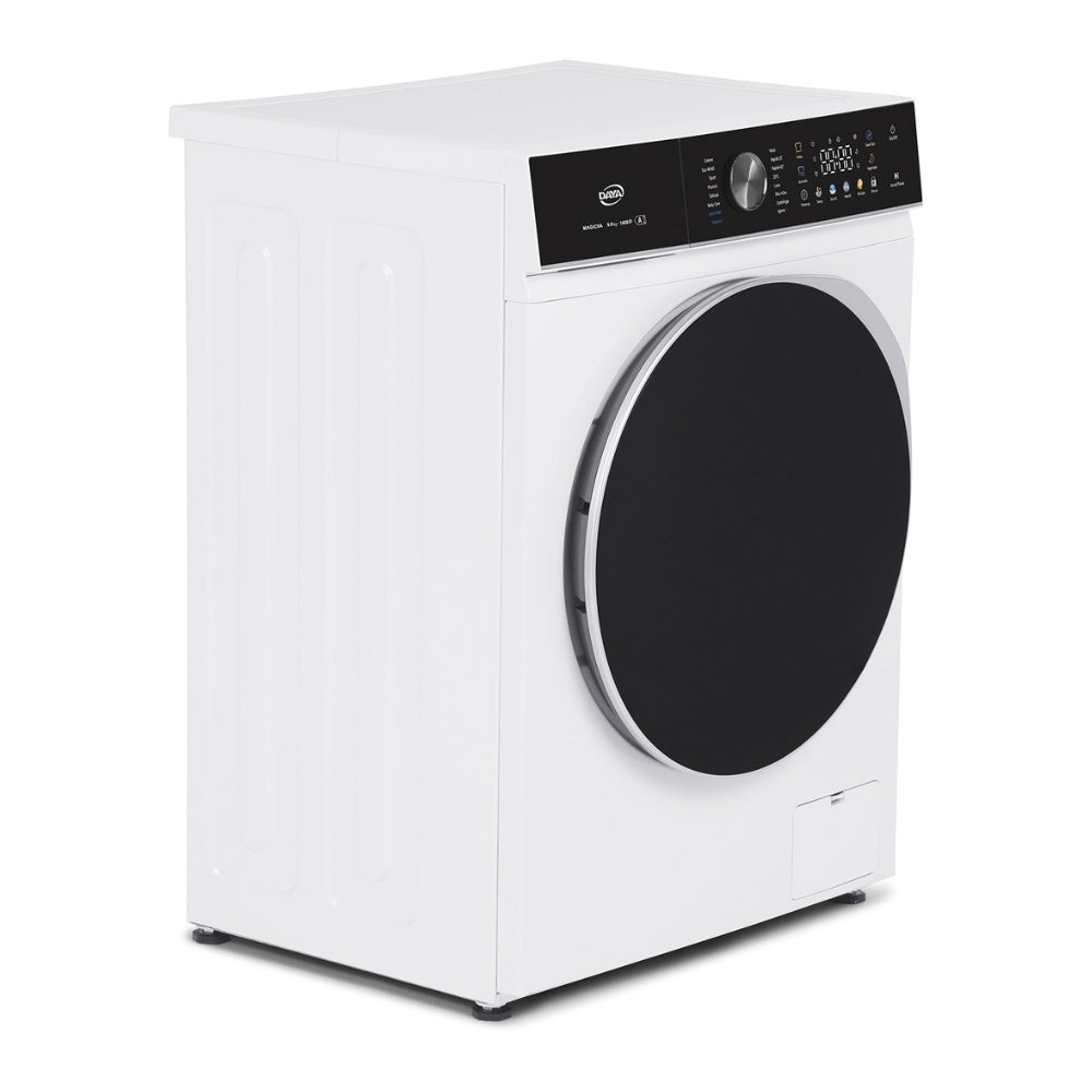 Lavatrice 1400 giri 12 kg inverter BLCD con display touch a colori bianco classe A Daya MAGIC12A3