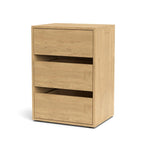 SMART ST2 KOMMODE, 3 SCHUBLADEN, FARBE SONOMA-EICHE