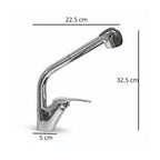 Miscelatore lavello cucina finitura cromo Colorado
