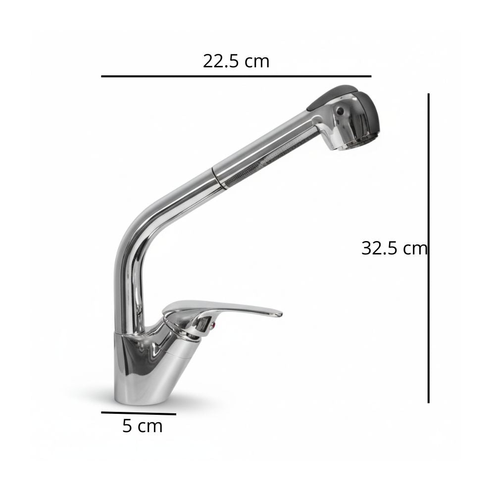 Miscelatore lavello cucina finitura cromo Colorado