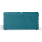 Divano 3 posti tessuto Roma colore verde acqua 211x98x92h Alenda