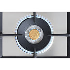 Piano cottura Bertazzoni P755CPROX a gas da 75 cm. 5 zone con dual wok centrale inox