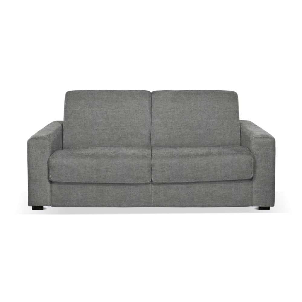 Divano letto 3 posti tessuto Barrel83 grigio 200x98x86h Kriog
