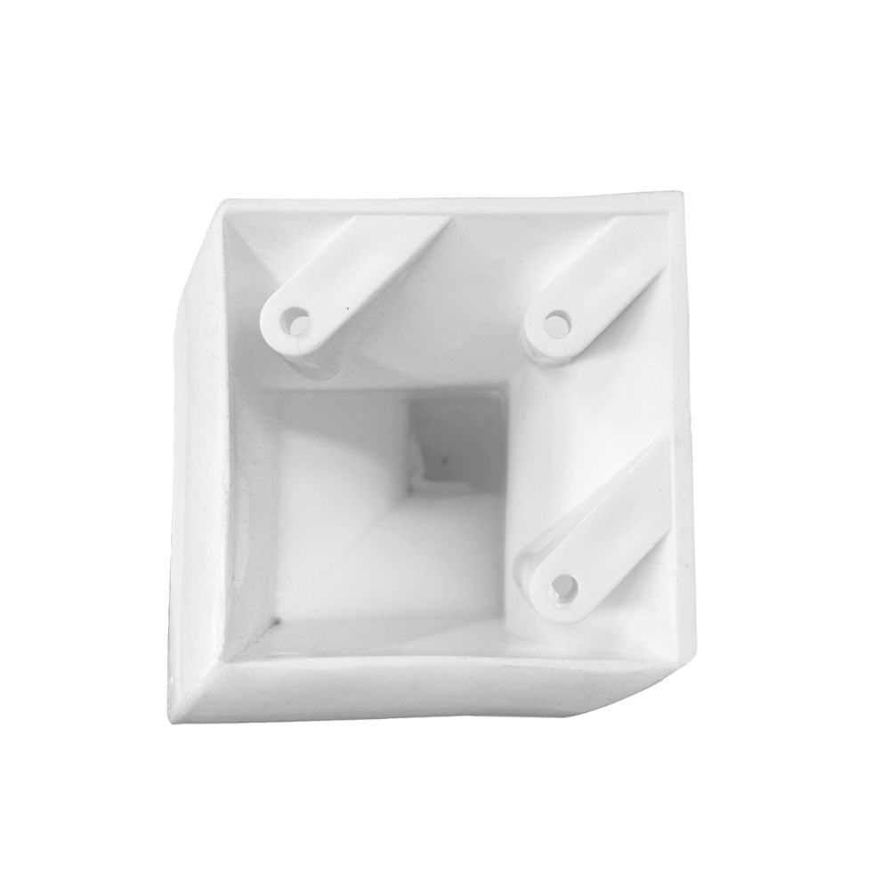 Piede in plastica bianco 20 cm per divani e poltrone PIEDEBIANCO