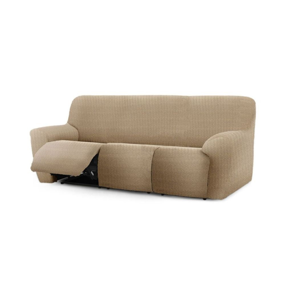 Sofaüberwurf 200-260 cm für Zweisitzer-Liegesofa Beige - Jaz