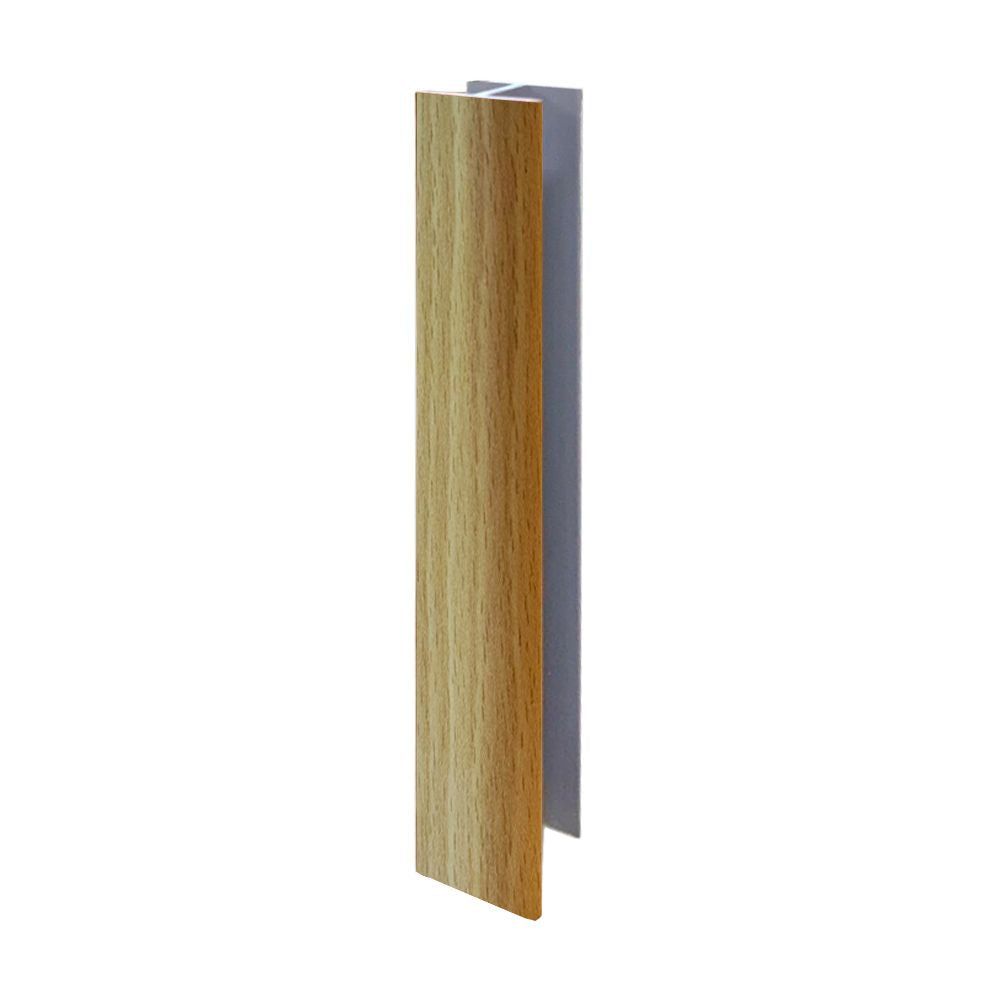 Giunzione lineare per zoccolo cucina PVC H 15 cm faggio GIUNZIONEH15FA