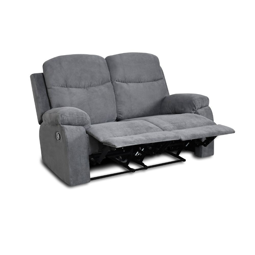 Canapé inclinable 2 places gris Twist 20 - Chicago